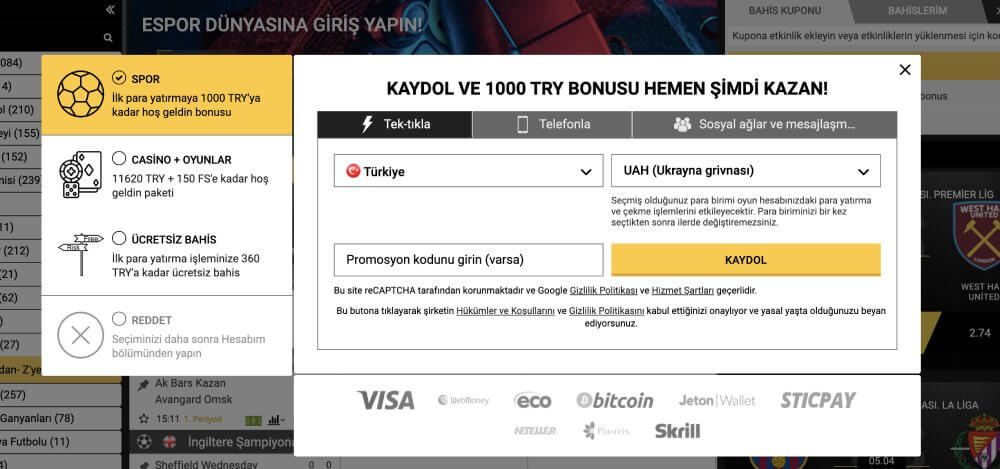Bet Betandyou'nun Bonus Programı