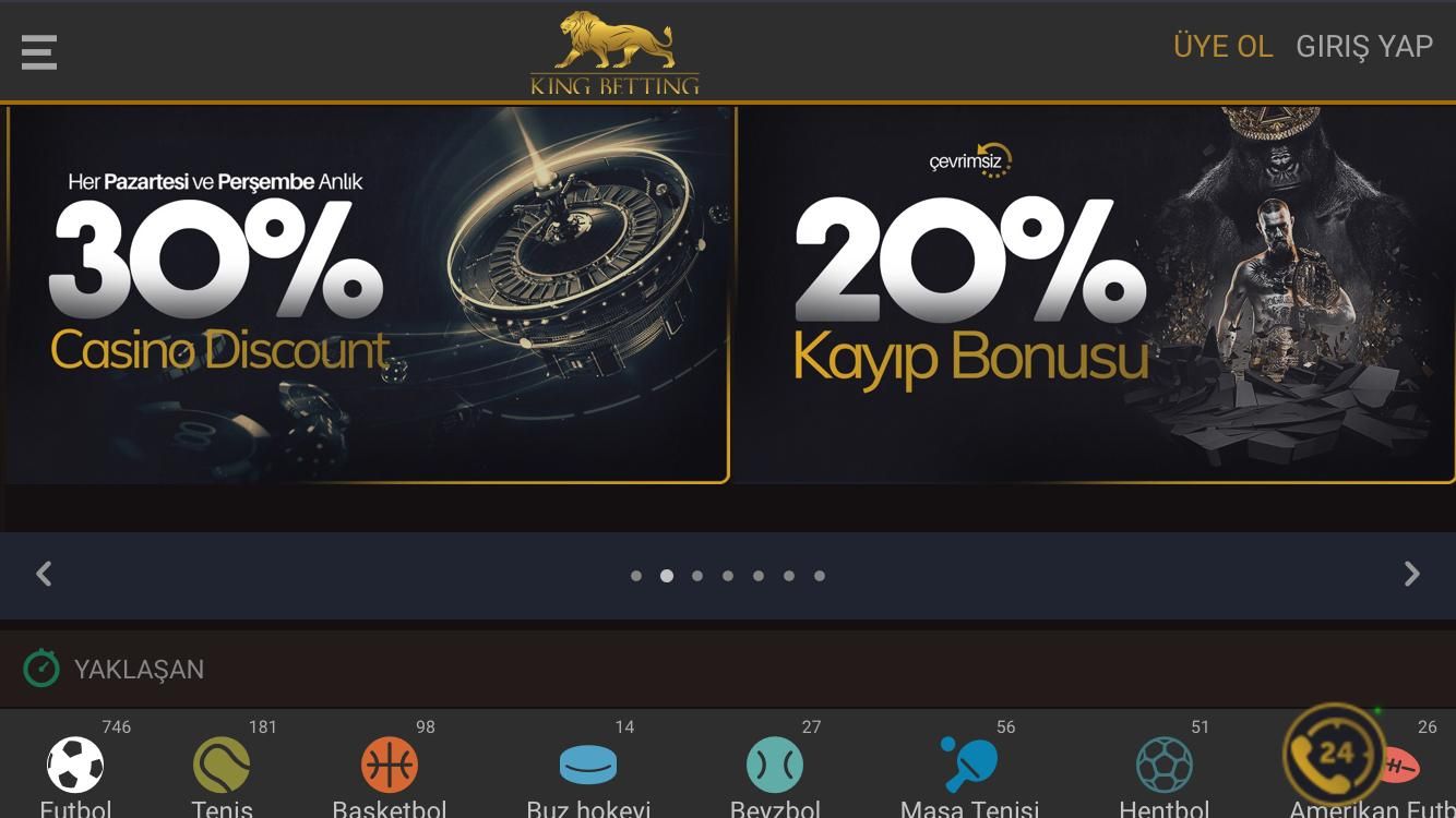 Kingbetting Giriş