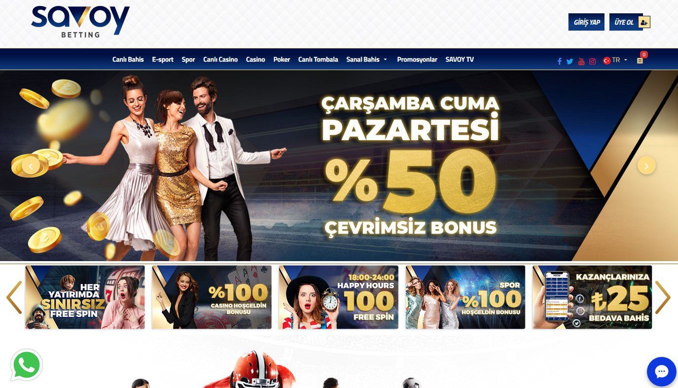 Savoybetting Giriş