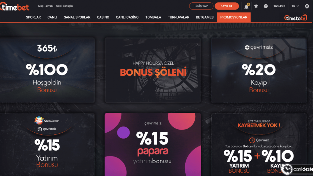 Timebet Giriş