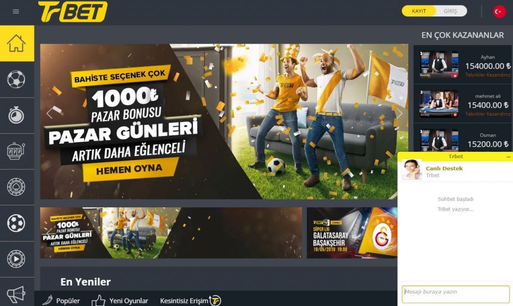 Trbet Giriş