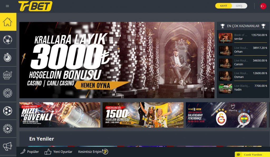 Trbet Giriş