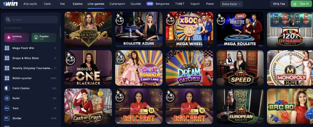 1Win sitesine nasıl girebilirim? Kayıt ve üyeliği nasıl kaydeder?