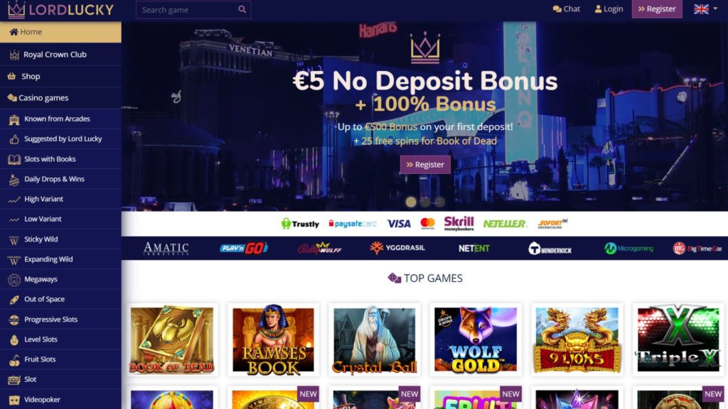 Lord Casino İncelemesi: Kumarhanenin Büyüsüne Kapılın